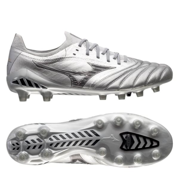 Mizuno Morelia Neo III Made in Japan FG DNA - Silver/Black/Cool Grey
